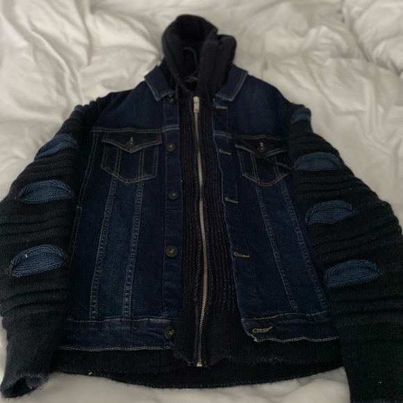 Denim Jacket with hood - Picture 5 of 5